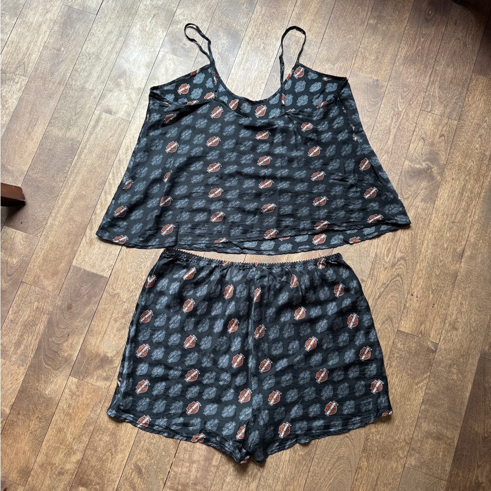 Harley-Davidson Silk Pyjama Set - Picture 3 of 4